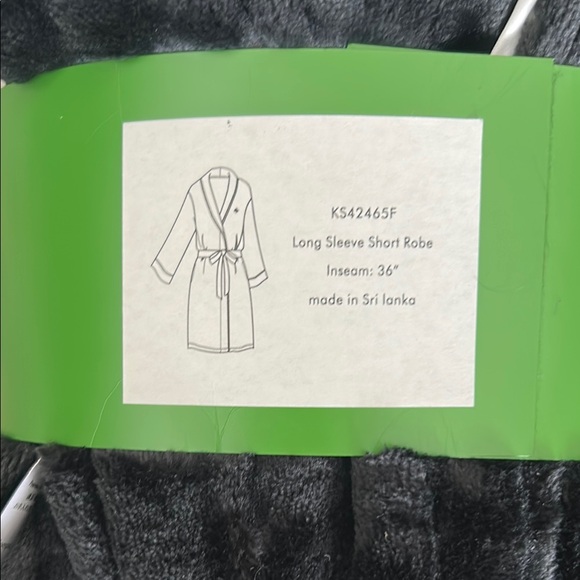 Kate Spade Black and White Robe - Picture 2 of 3